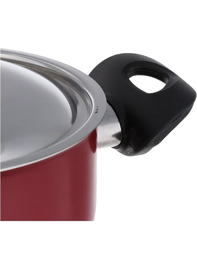 نوفال حلة نوفال تايملس بغطاء من الاستانلس ستيل المقاوم للصدأ ومقابض مقاومة للحرارة - 16 - Image 2